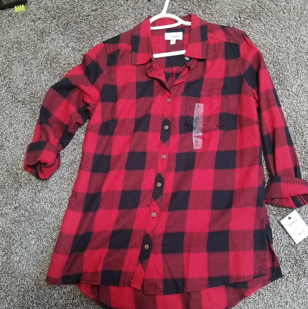 Flannel Tunic shirt